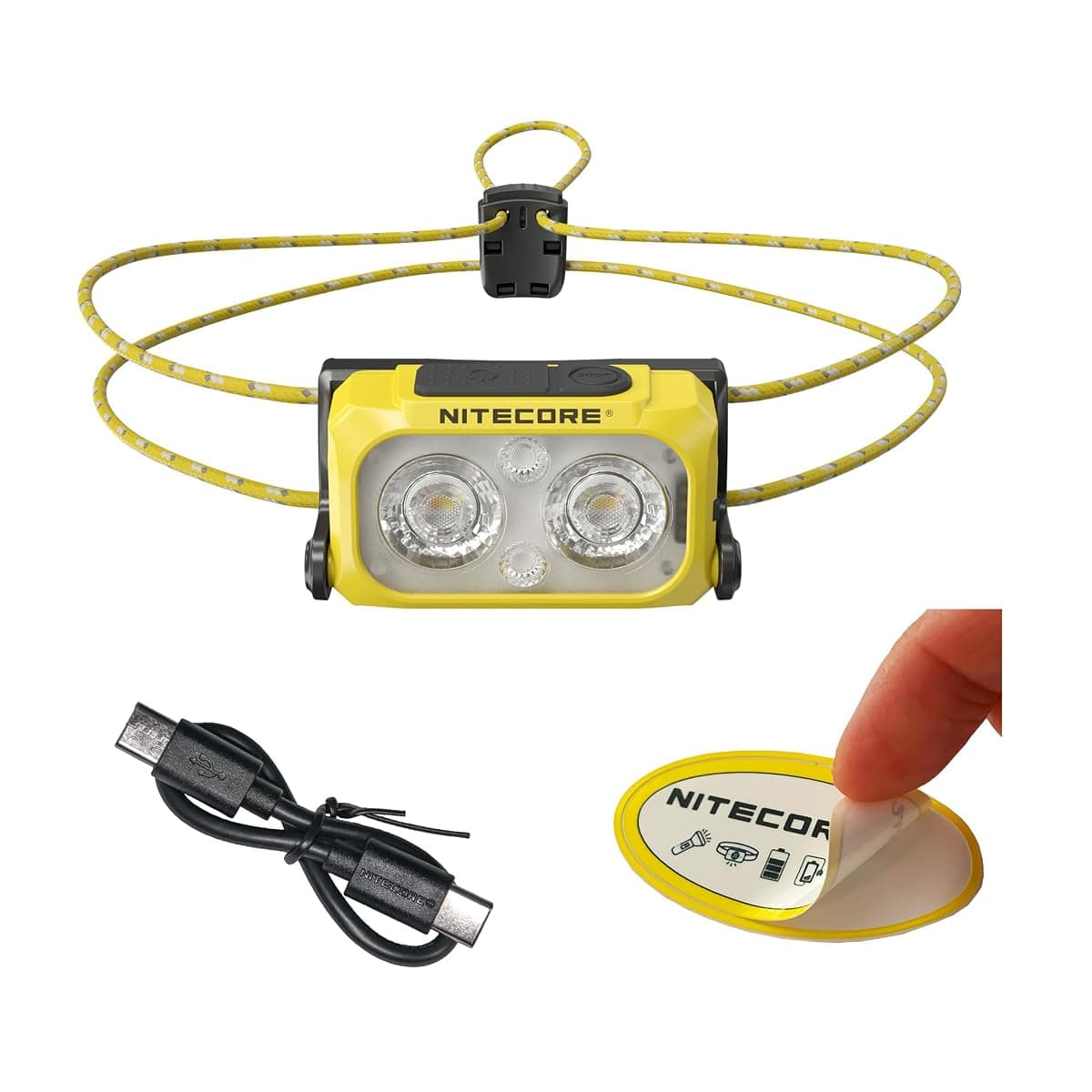 Nitecore NU25 UL Headlamp, 400 Lumens, Yellow