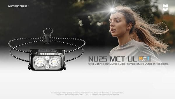Nitecore NU25 MCT UL Headlamp, Elastic Cord — view 2 of 4