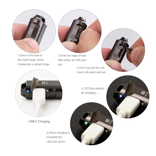 RovyVon A3 Gen 4 Keychain Light, 650 Lumens — view 3 of 4