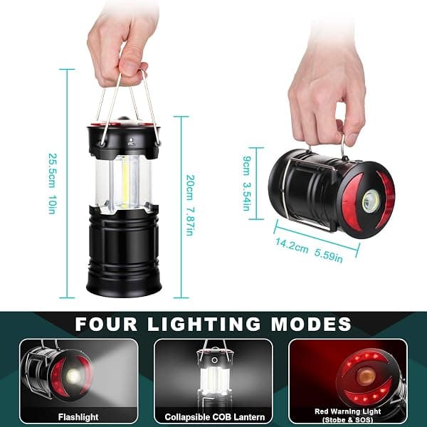 Ezorkas Collapsible Camping Lanterns, 2-Pack — view 3 of 4