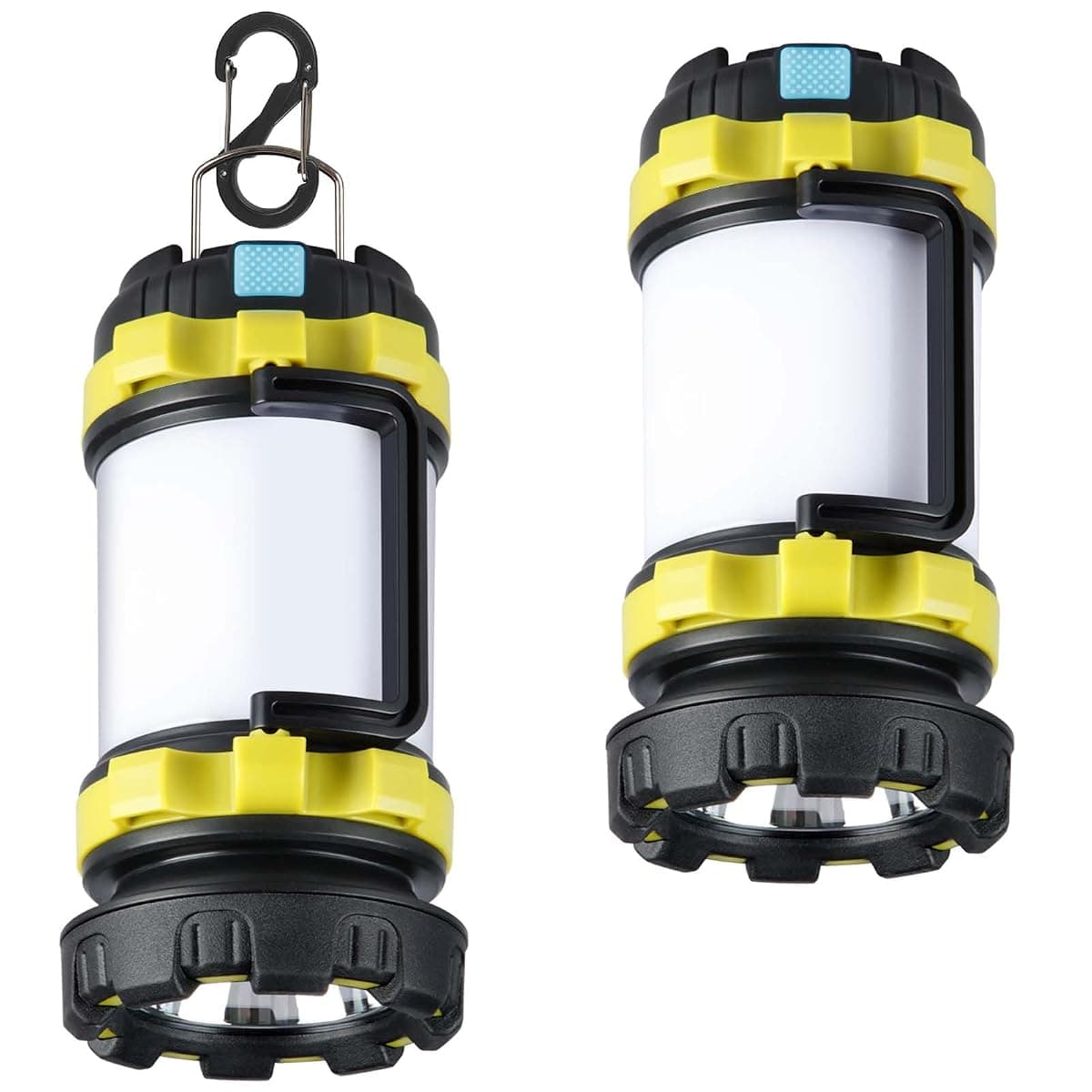Bobkid Camping Lanterns, Rechargeable, 2-Pack