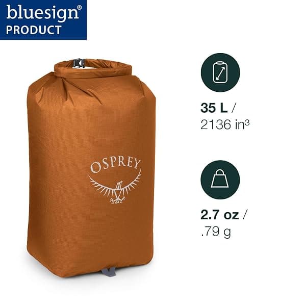 Osprey Ultralight Dry Sack, 35 L, Waterfront Blue — view 2 of 4