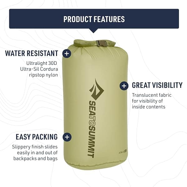 Sea to Summit Ultra-Sil Dry Bag, 8 L, Atoll Blue — view 4 of 4