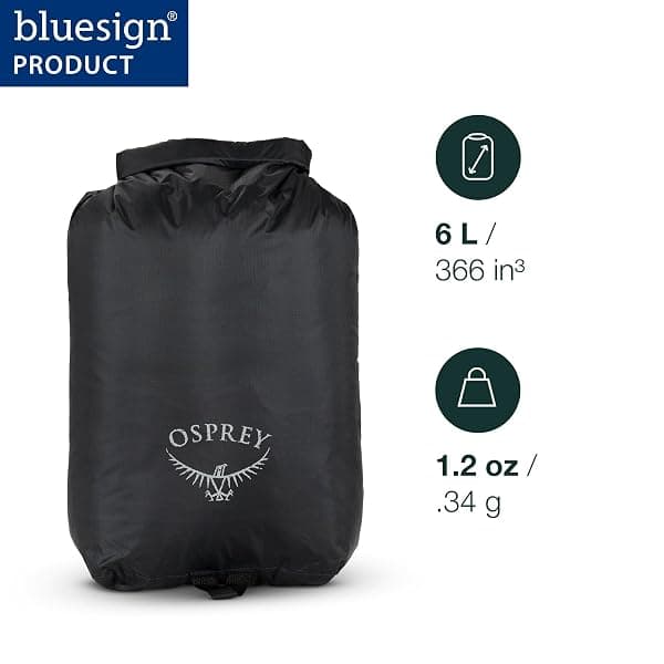 Osprey Ultralight Dry Sack, 6 L, Tundra Green — view 2 of 4