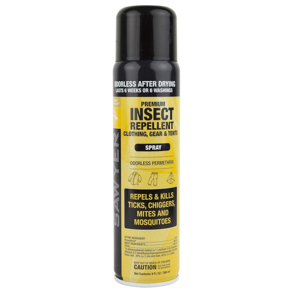 Sawyer Permethrin Clothing Spray, 9 oz Aerosol