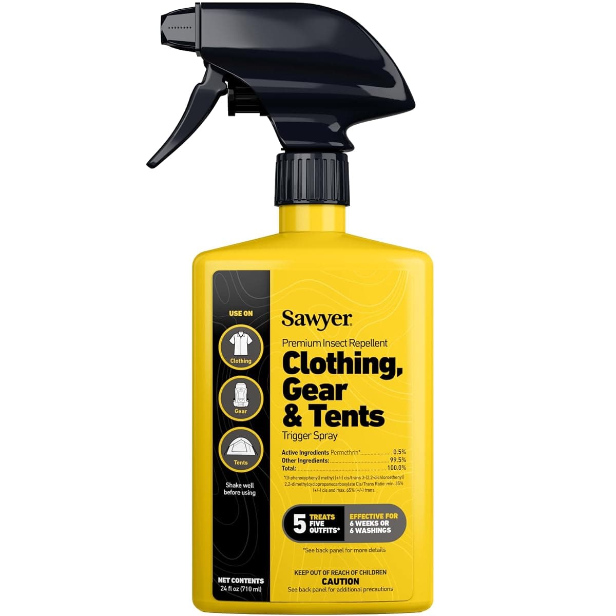 Sawyer Permethrin Clothing Spray, 24 oz Trigger