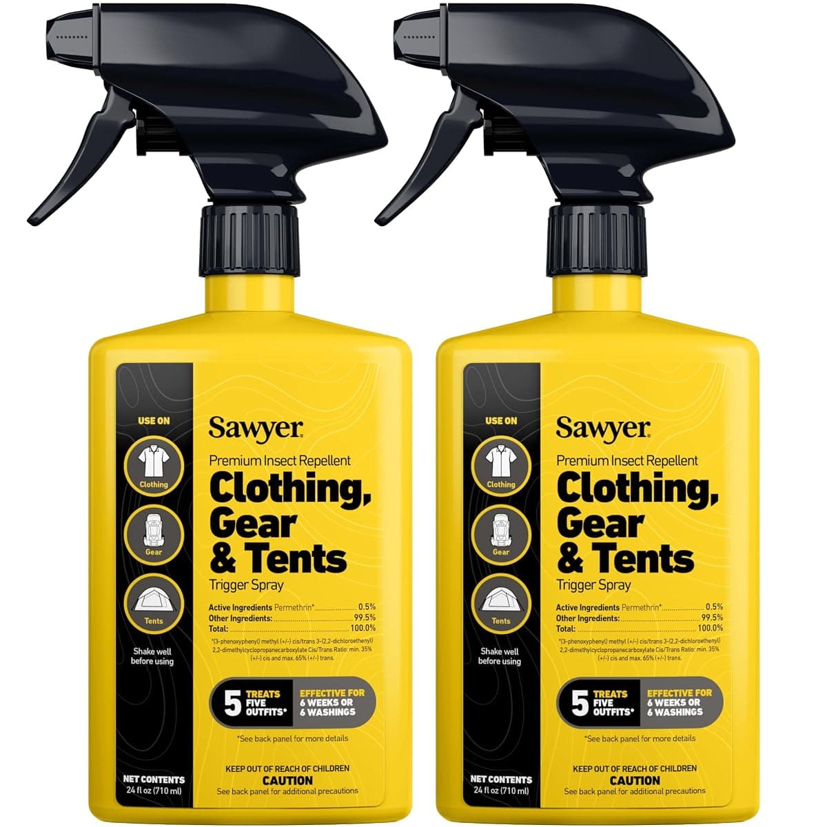 Sawyer Permethrin Spray, 2-Pack, 24 oz Each
