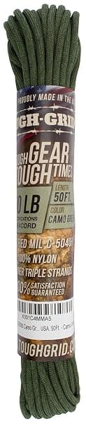 TOUGH-GRID 550 Paracord, 50 ft, Camo Green — view 3 of 4