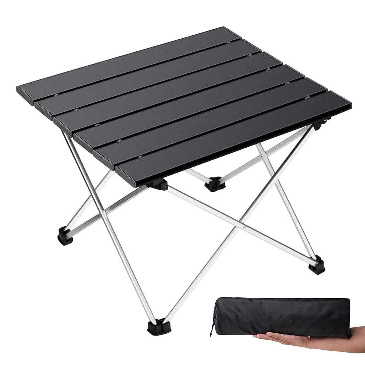 Grope Folding Camp Table, Aluminum, Small