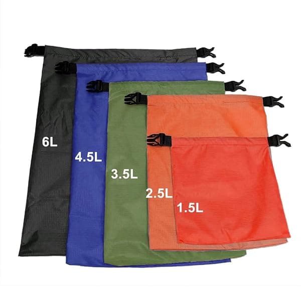 Pimoys Roll-Top Dry Sacks, 5-Pack, 1.5 to 6 L — view 3 of 4