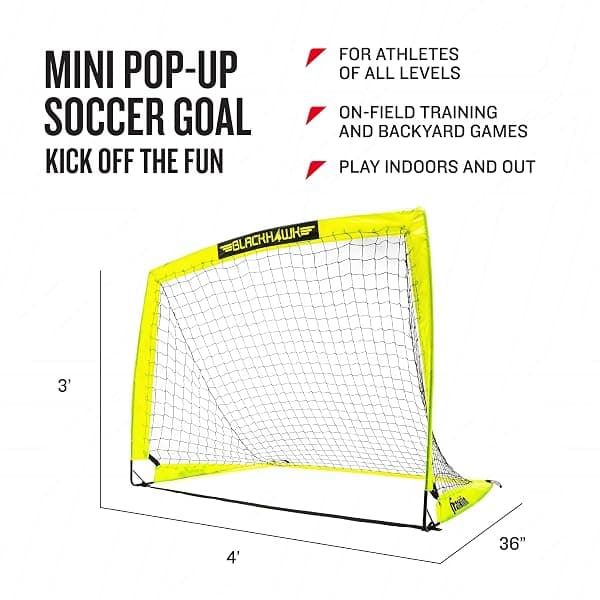 Franklin Blackhawk Portable Soccer Goal, 4 x 3 ft — view 2 of 4