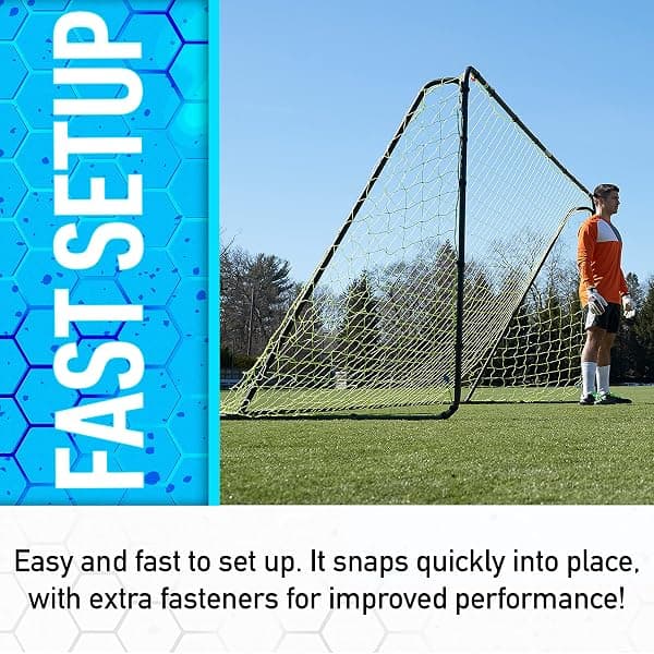 Franklin Sports Premier Soccer Goal, Black, 12 x 6 ft — view 3 of 4