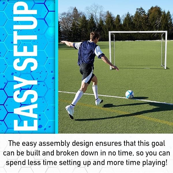 Franklin Sports Futsal Aluminum Goal, 9'10" x 6'7" — view 4 of 4