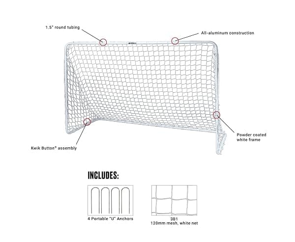 Kwik Goal Portable Futsal Goal, 9'10" x 6'7" — view 2 of 2