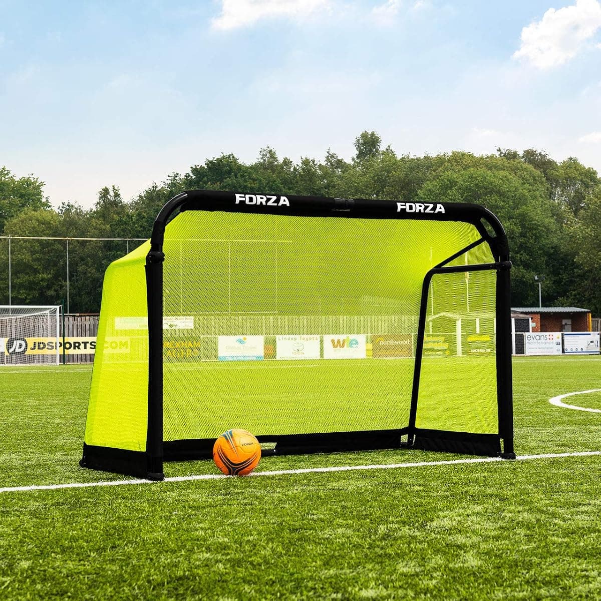 Forza POD Folding Soccer Goal, Yellow, 4 x 2.5 ft