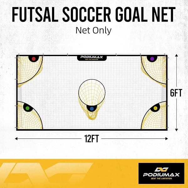 PodiuMax Soccer Goal Target Net, 12 x 6 ft — view 2 of 4