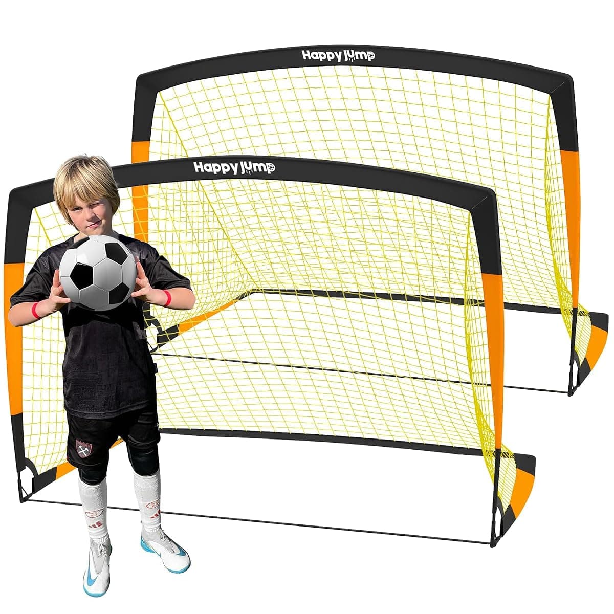 Happy Jump Backyard Soccer Goal, 5 x 3.6 ft