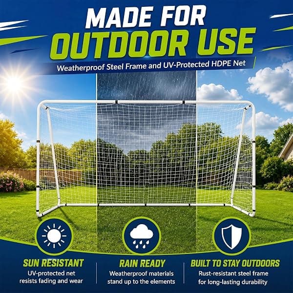 Liliful Backyard Soccer Goal, 12 x 6 ft — view 4 of 4