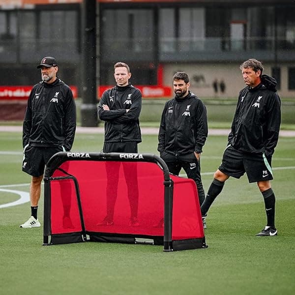 Forza POD Folding Soccer Goal, Red, 4 x 2.5 ft — view 3 of 4