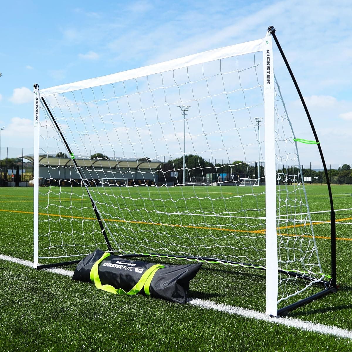 QuickPlay Kickster Elite Soccer Goal, 8 x 5 ft