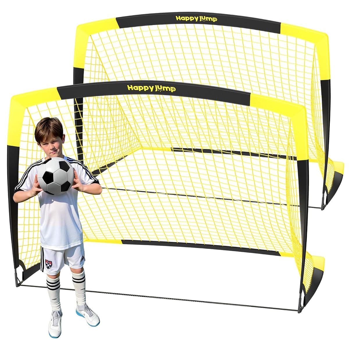 Happy Jump Portable Soccer Goal, 7 x 5 ft
