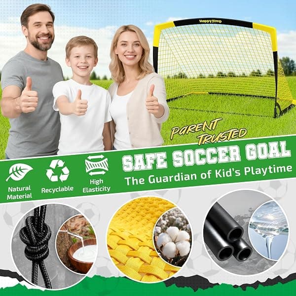 Happy Jump Portable Soccer Goal, 7 x 5 ft — view 2 of 4