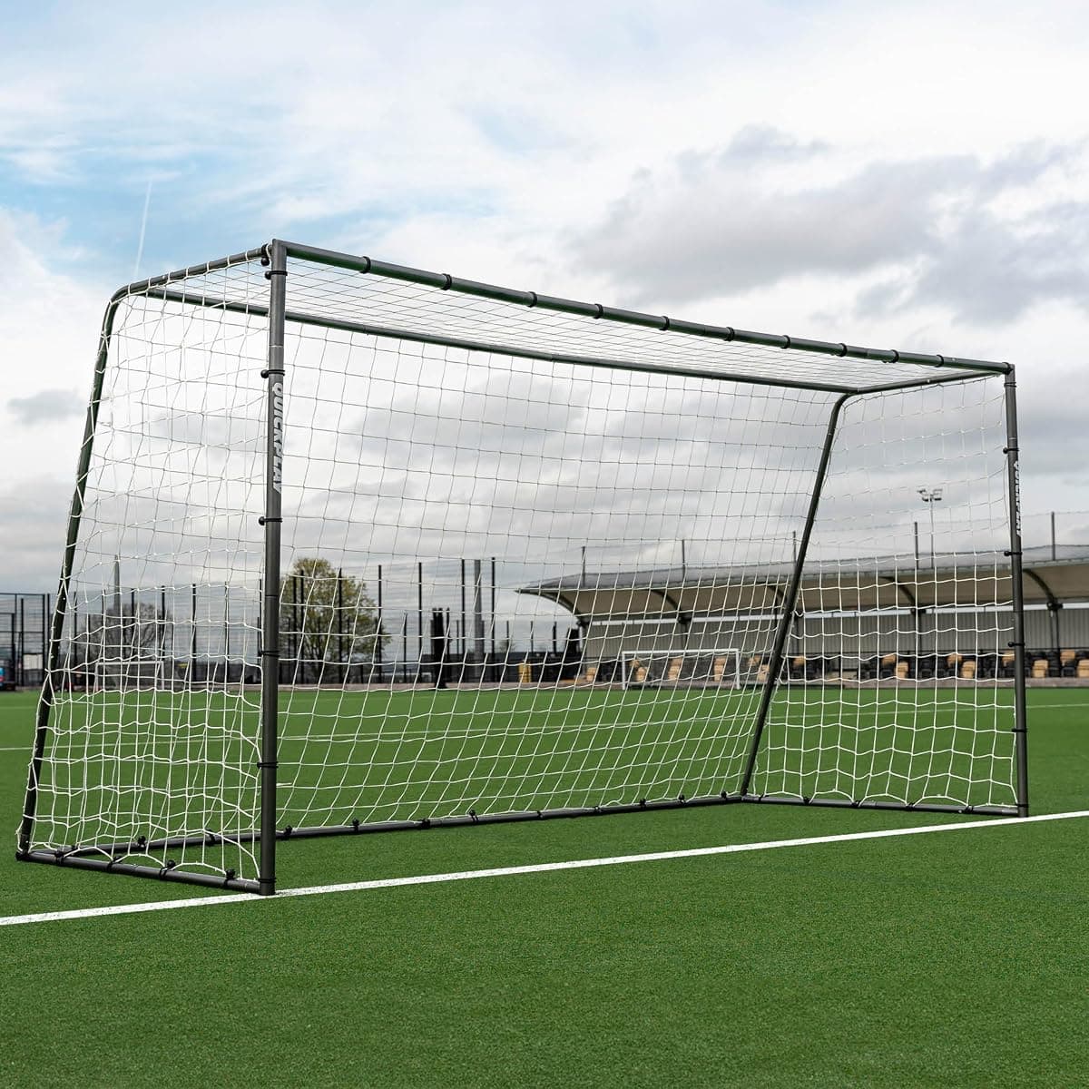 QuickPlay GS Galvanized Steel Goal, 12 x 6 ft