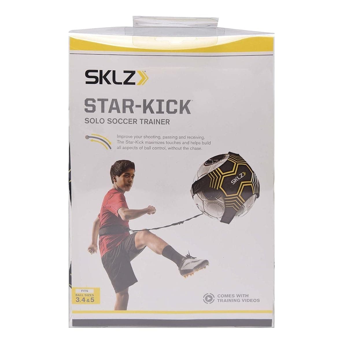 SKLZ Star-Kick Hands-Free Solo Trainer, Black