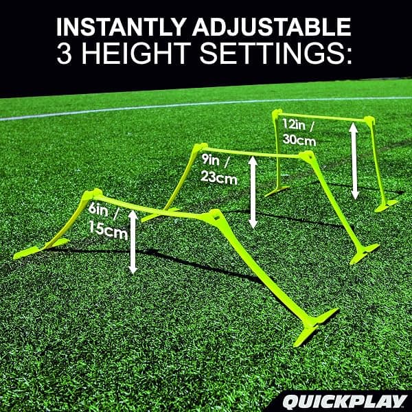 QuickPlay Adjustable Speed Hurdles, Set of 6 — view 2 of 4