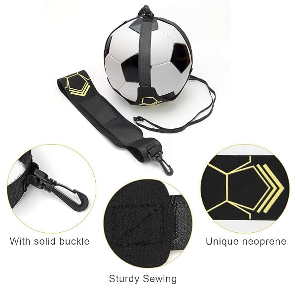 Coolrunner Solo Soccer Kick Trainer, Black — view 2 of 4