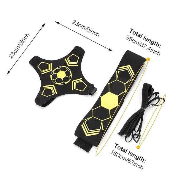 Coolrunner Solo Soccer Kick Trainer, Black — view 3 of 4