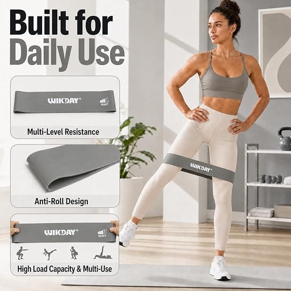 WIKDAY Resistance Loop Bands, Set of 5 — view 2 of 4