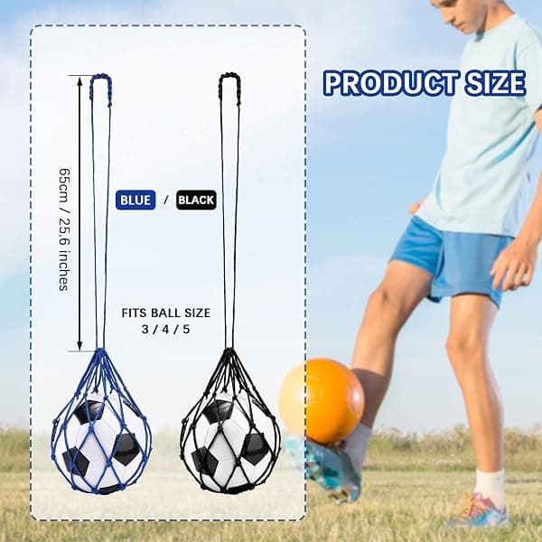 TOBWOLF Soccer Kick Trainer Net Bags, 2 Pack — view 4 of 4