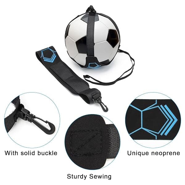 Coolrunner Solo Soccer Kick Trainer, Blue — view 2 of 4