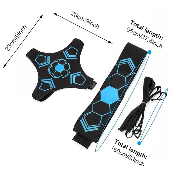 Coolrunner Solo Soccer Kick Trainer, Blue — view 3 of 4