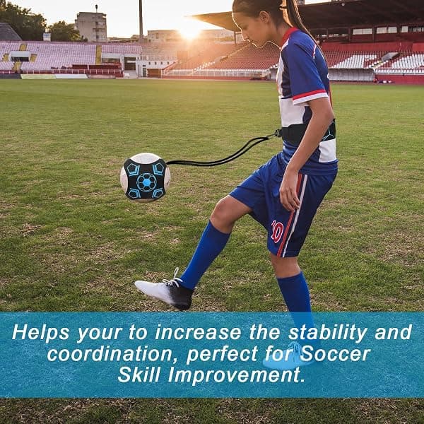 Coolrunner Solo Soccer Kick Trainer, Blue — view 4 of 4