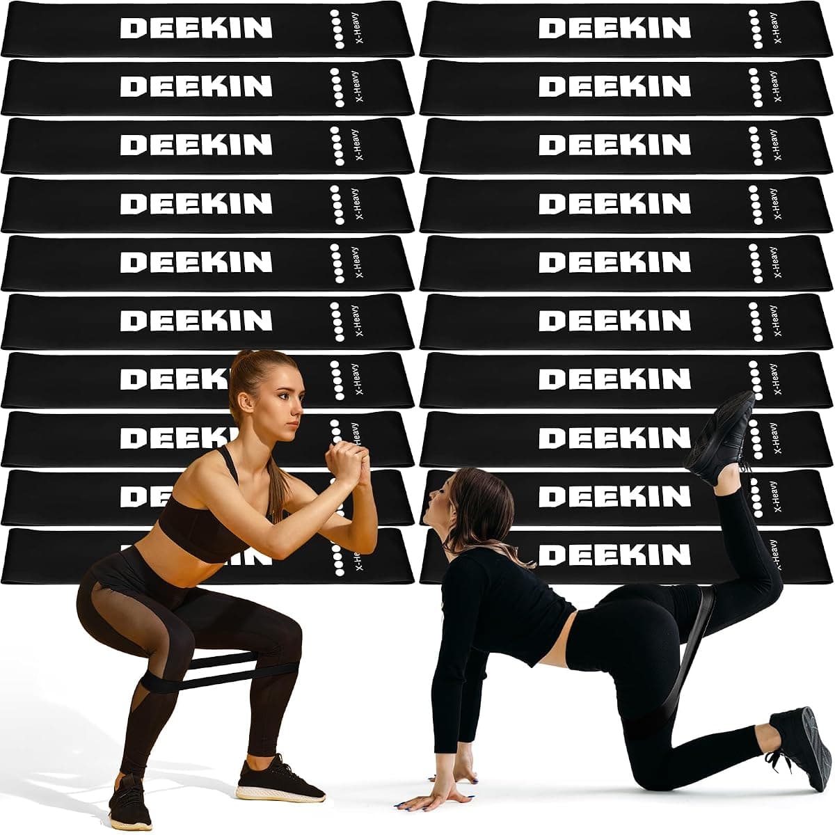 Deekin Resistance Loop Bands, 20 Pack, 40-50 lb