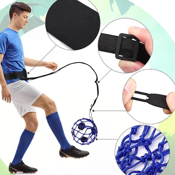 TOBWOLF Hands-Free Soccer Ball Trainer, 2 Pack — view 3 of 4