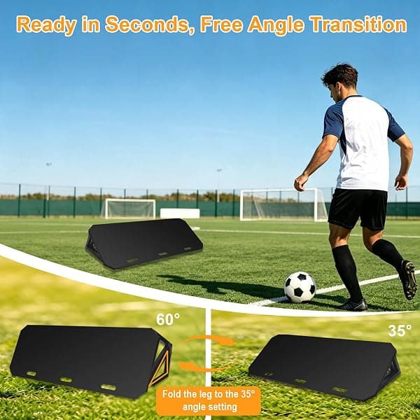 Ugnxery 3-Angle Soccer Rebounder Board, 40 x 16 in — view 4 of 4