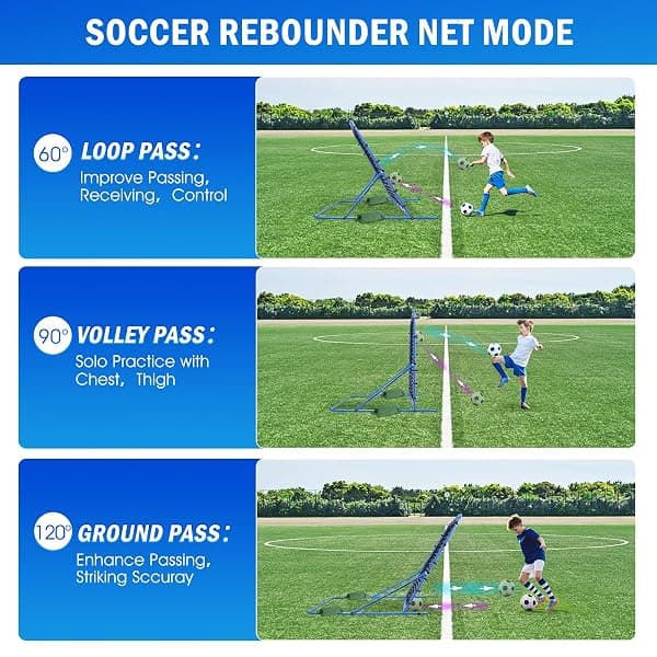 Winthai Multi-Sport Rebounder Net, 7 x 4 ft — view 2 of 4