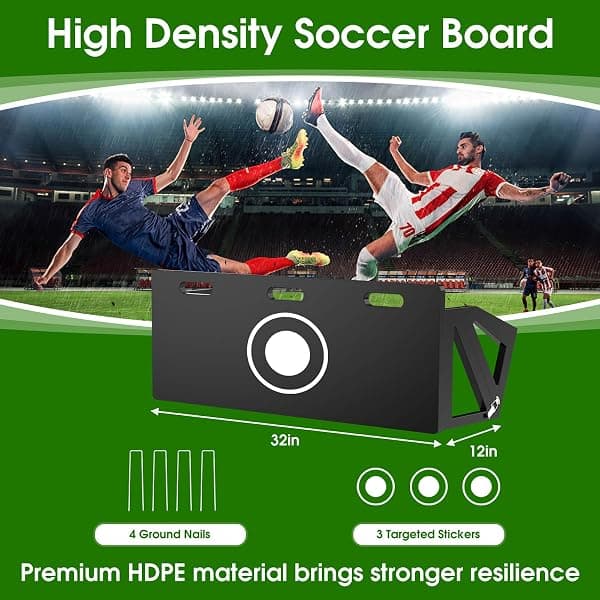 RINREA 3-Angle Soccer Rebounder Board, 32 x 12 in — view 3 of 4