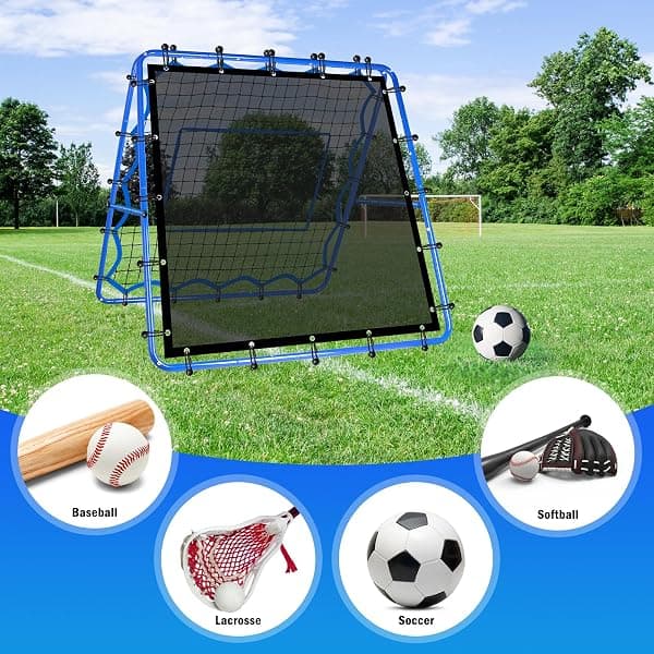 Winthai Dual-Sided Rebounder Net, 4 x 4 ft — view 2 of 4