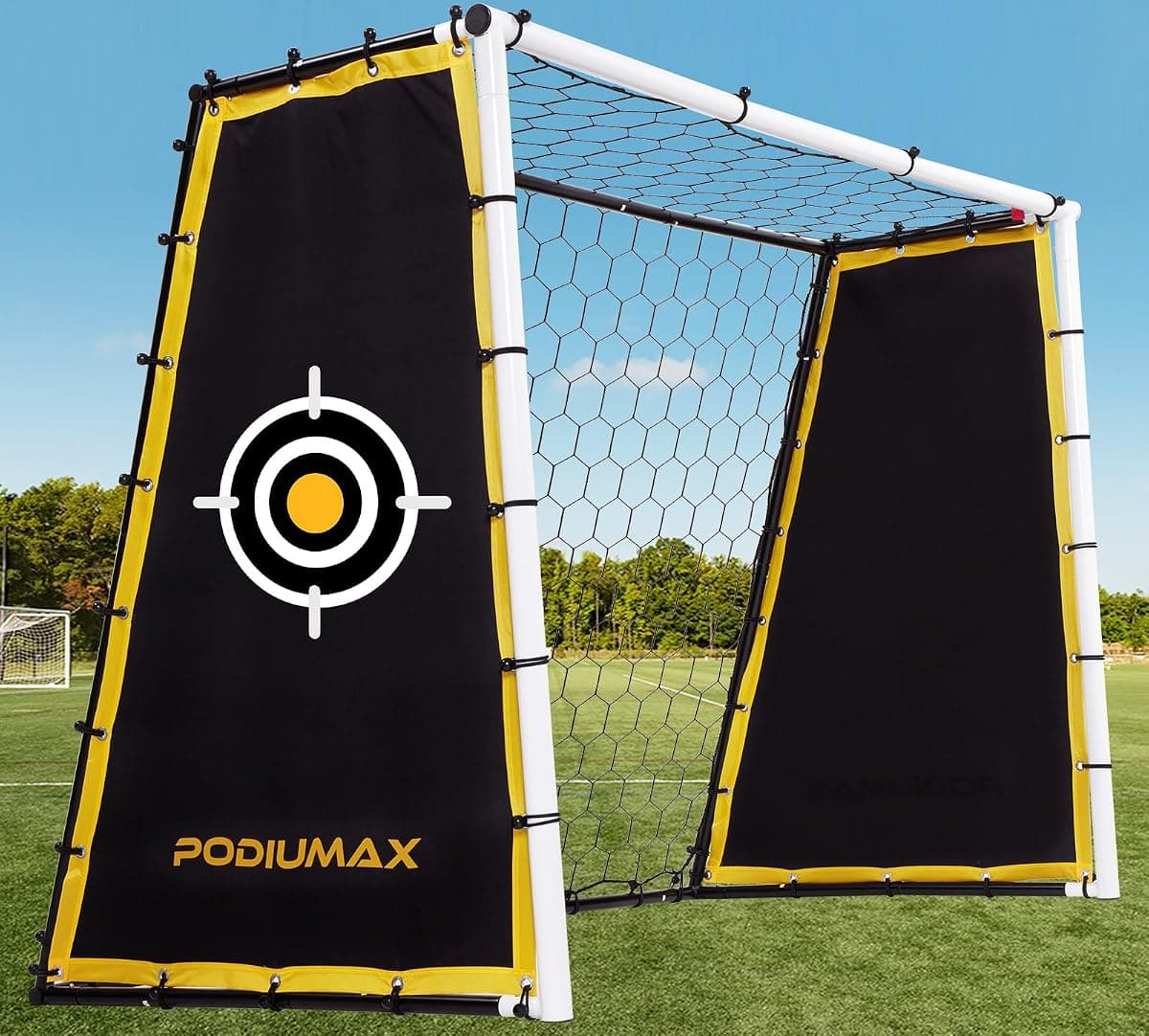 PodiuMax 4-in-1 Soccer Goal and Rebounder, 7 x 5 ft
