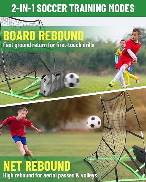 SPOYNAL 2-in-1 Soccer Rebounder Net and Board — view 2 of 4