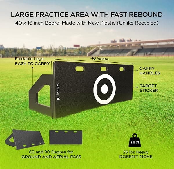 ZivPlay Soccer Rebounder Board, 40 x 16 in — view 2 of 4