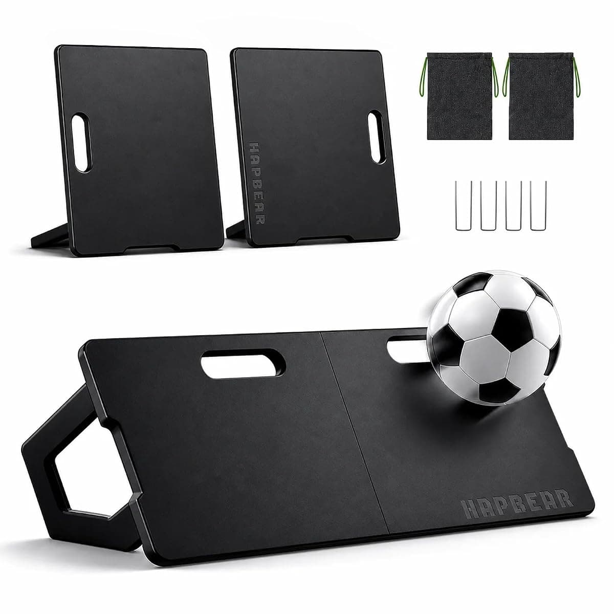 HAPBEAR Foldable Soccer Rebounder Board, 32 x 12 in