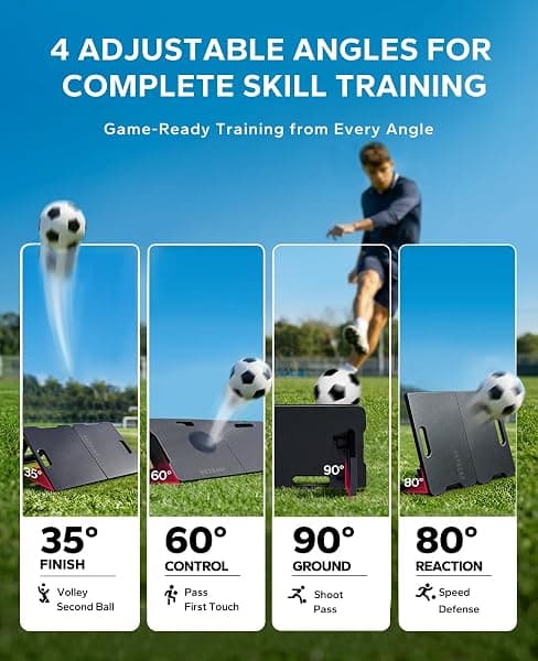 HAPBEAR Foldable Soccer Rebounder Board, 32 x 12 in — view 3 of 4