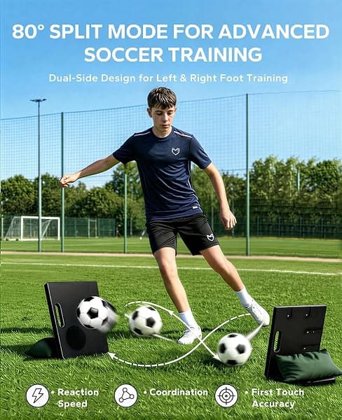 HAPBEAR Foldable Soccer Rebounder Board, 32 x 12 in — view 4 of 4