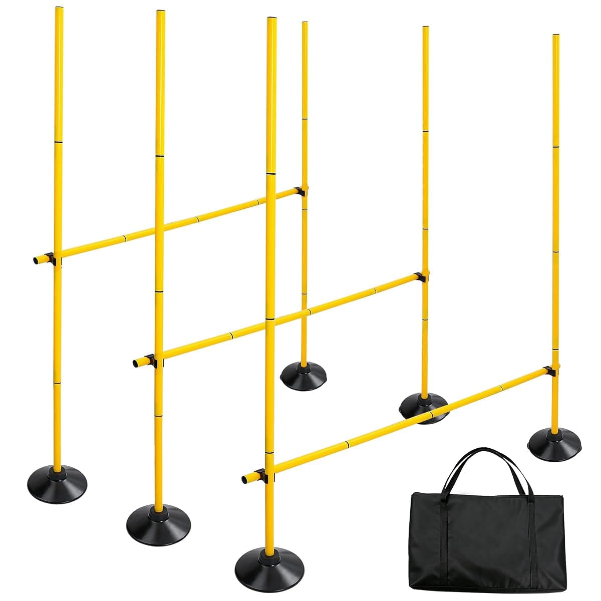 Lineslife Agility Poles, 9 Pack, 5 ft