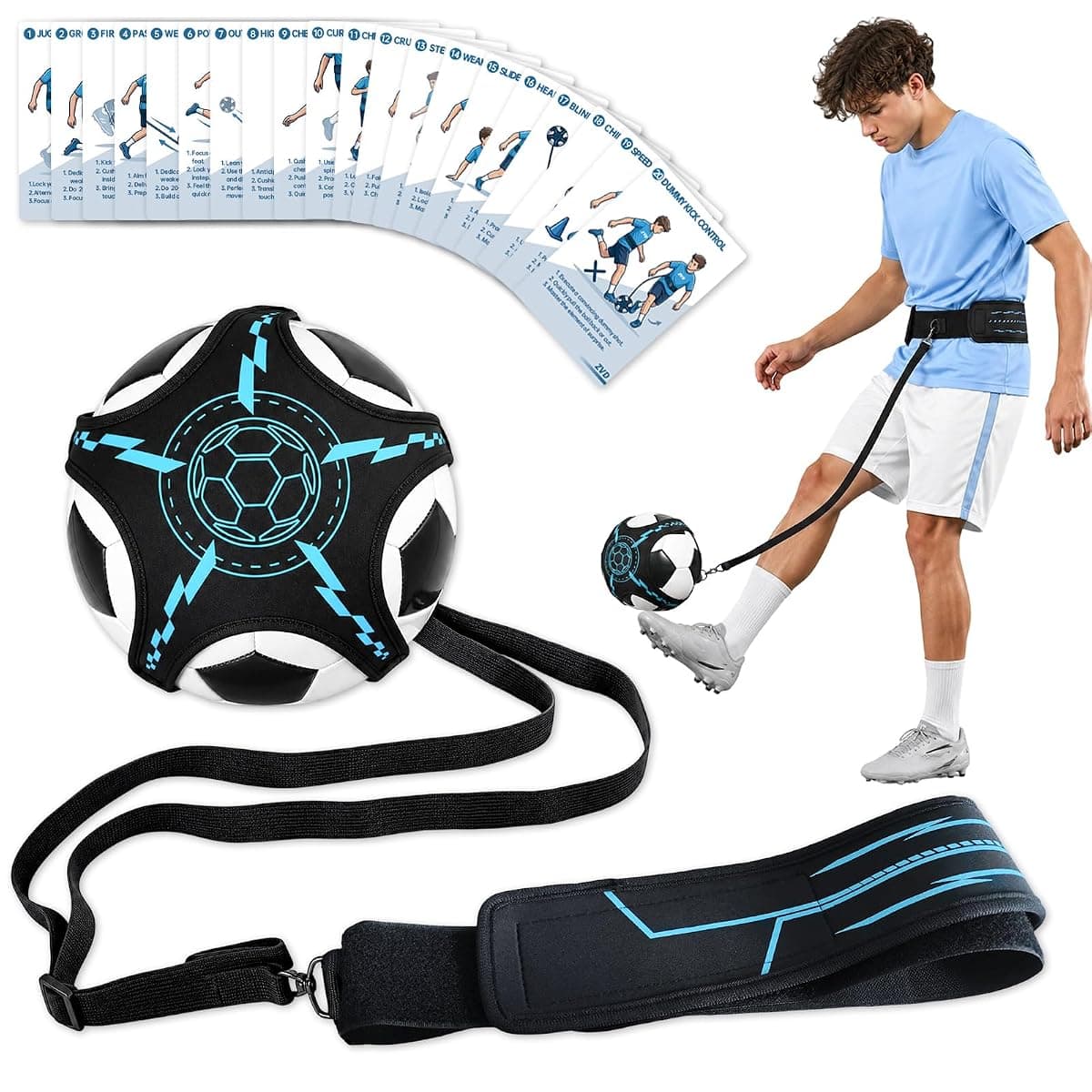 ZVD Solo Soccer Juggling Trainer, Sizes 3-5